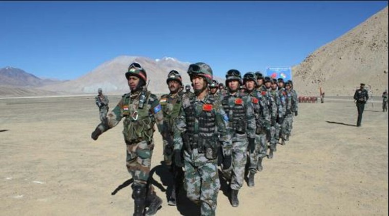 भारत चीन सेना लदाख