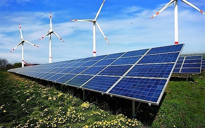 सौर और पवन ऊर्जा क्षमता लक्ष्य