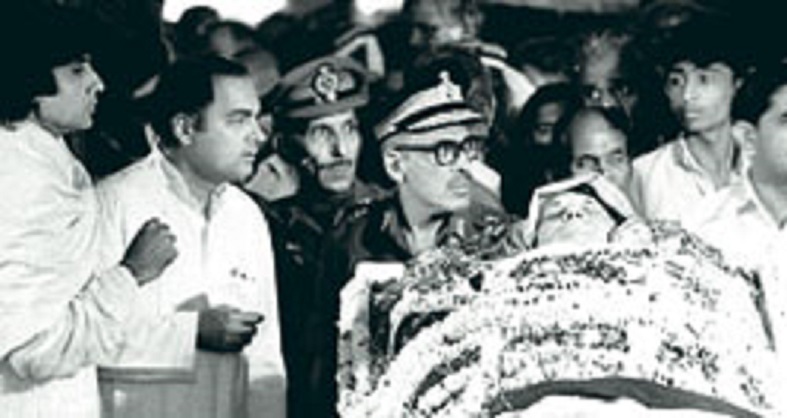 राजीव गांधी और अमिताभ बच्चन