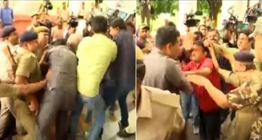 तेजस्वी यादव के सुरक्षाकर्मियों ने मीडियावालों को पीटा था 