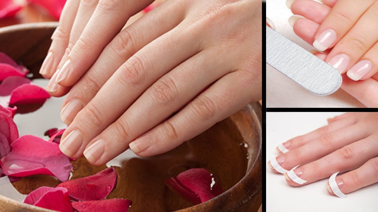 how to do manicure at home in hindi