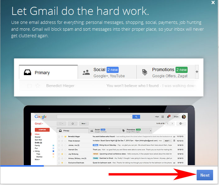 Yahoo and gmail. Yahoo gmail