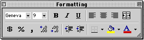 formatting in ms excel