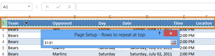 collapse dialogue in ms excel