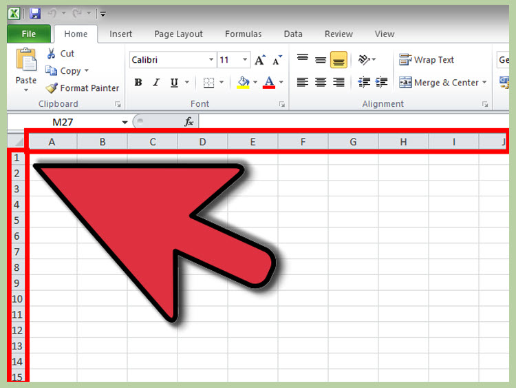 cell address in ms excel