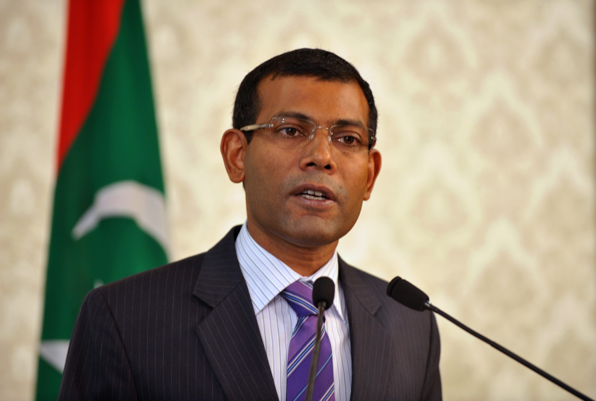 मालदीव के पूर्व राष्ट्रपति मोहम्मद नशीद