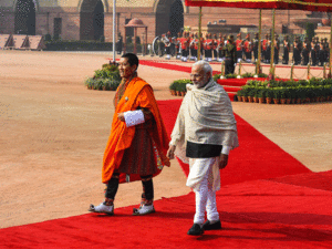 भूटानी प्रधानमन्त्री की पहली भारत यात्रा