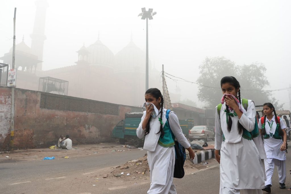 दिल्ली में वायु प्रदुषण के प्रभाव 