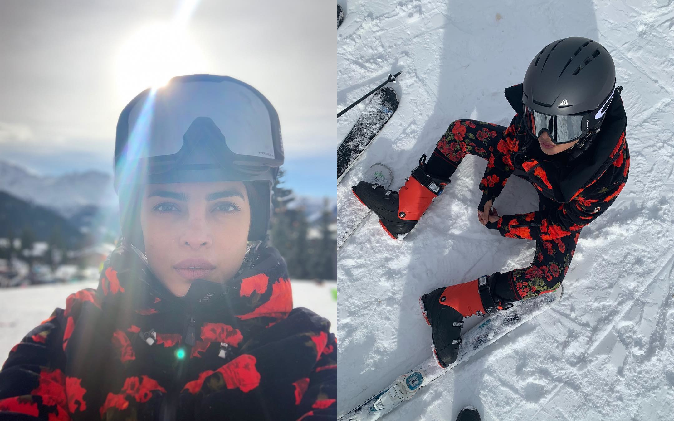 प्रियंका चोपड़ा स्की सूट