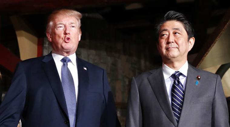 अमेरिकी राष्ट्रपति और जापानी प्रधानमन्त्री