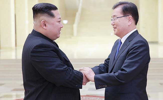 उत्तर कोरिया और दक्षिण कोरिया के नेता