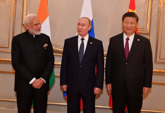 भारत चीन रूस