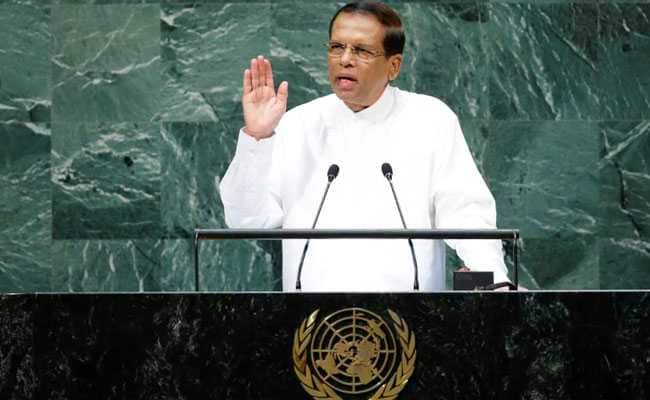 श्रीलंका के राष्ट्रपति मैत्रिपाला सिरिसेना