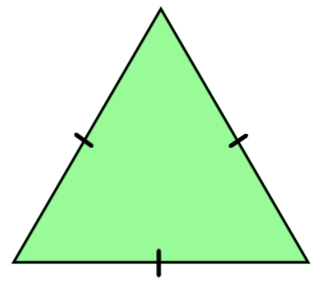 equilateral triangle in hindi समबाहु त्रिभुज