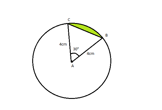वृत्तखंड segment of a circle