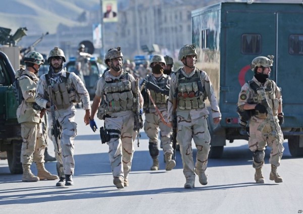 अफगानिस्तान में तैनात अफगानी सैनिक