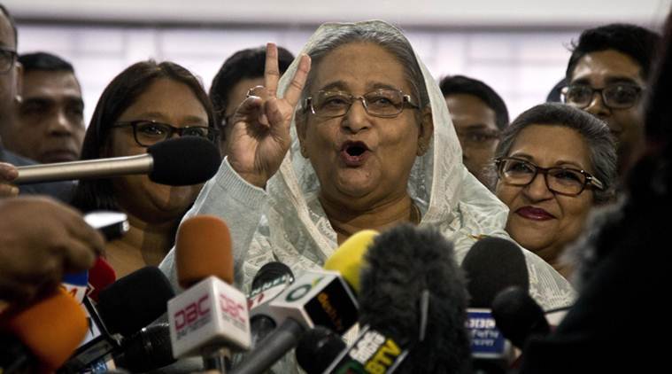 बांग्लादेश की प्रधानमन्त्री शेख हसीना