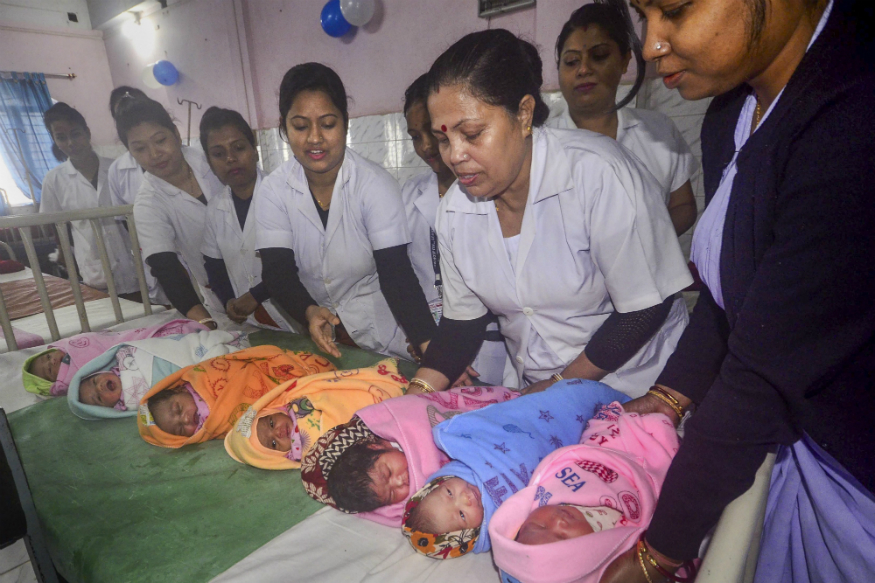 भारत में विश्व के सबसे ज्यादा बच्चों का जन्म