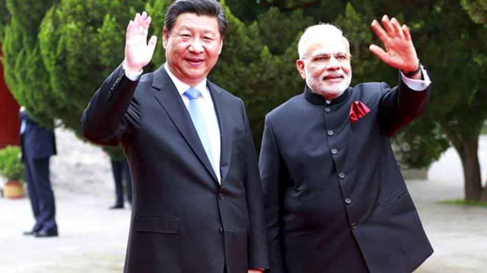 भारतीय पीएम और चीनी राष्ट्रपति