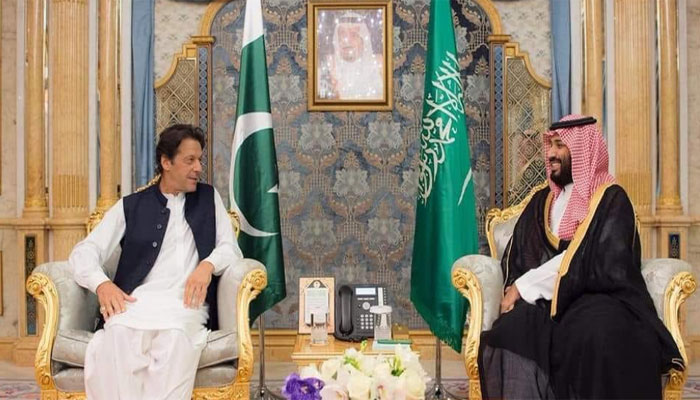 पाकिस्तान के प्रधानमंत्री और सऊदी अरब के क्राउनप्रिंस