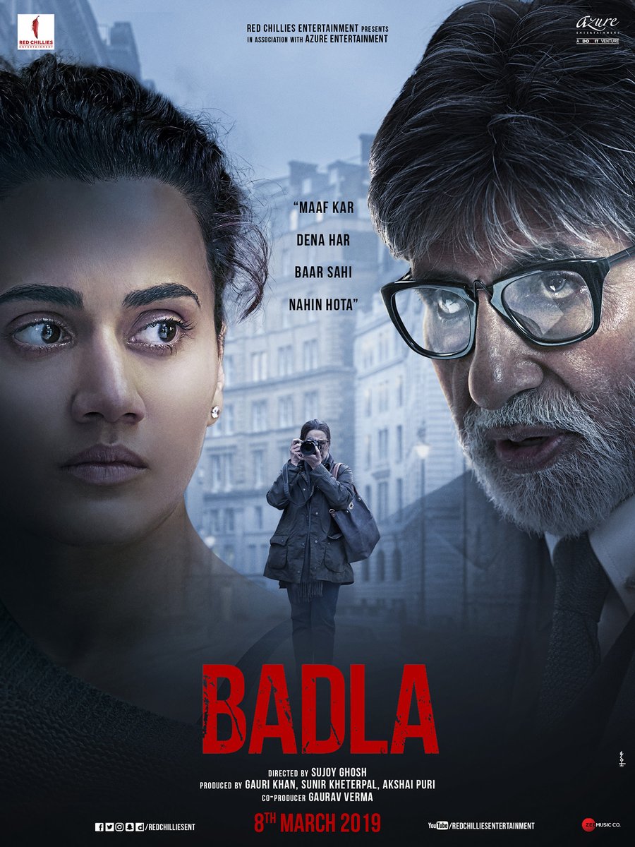 badla box office collection monday