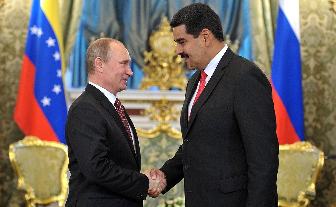 वेनेजुएला के नेता निकोलस मदुरो और रूसी राष्ट्रपति व्लादिमीर पुतिन