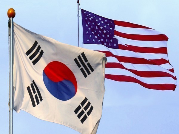 अमेरिका और दक्षिण कोरिया का ध्वज