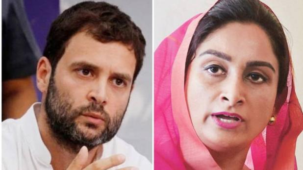 harsimrat kaur rahul gandhi