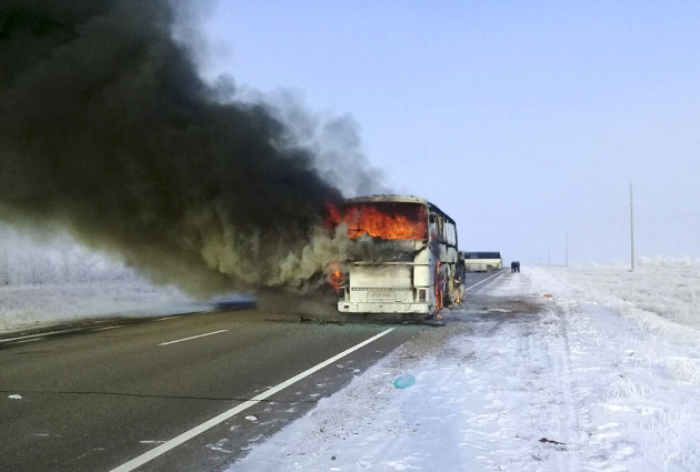 kazakhstan bus accident