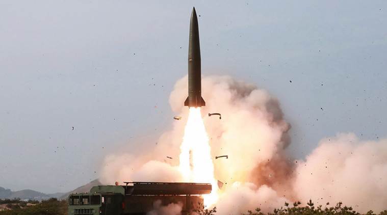 उत्तर कोरिया का बैलिस्टिक मिसाइल टेस्ट