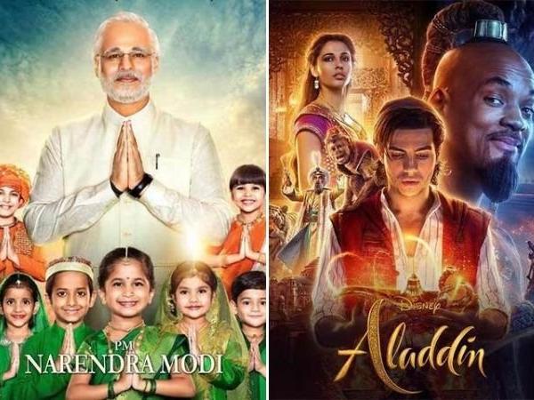 'पीएम नरेंद्र मोदी' से 'अलादीन' तक: जानिए इस सप्ताह रिलीज़ होने वाली बॉलीवुड और हॉलीवुड फिल्में