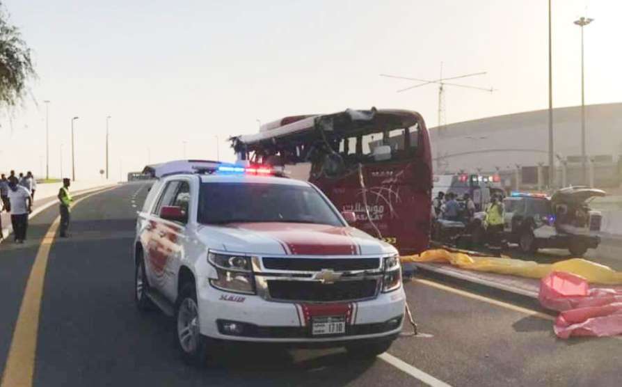 dubai road accident