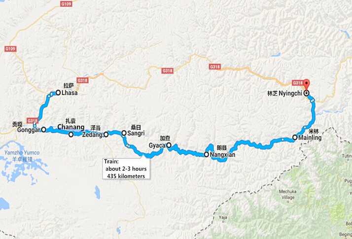 lhasa linzhi railway