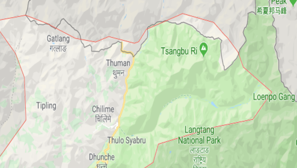 नेपाल ला नक्शा