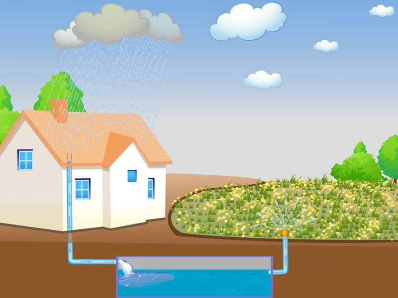 rainwater harvesting short essay in hindi