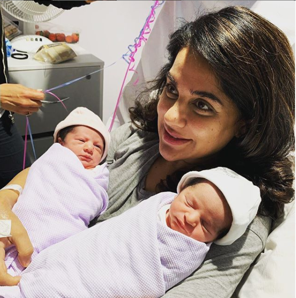 सारा अरफीन खान ने दिया अपने जुड़वाँ बच्चो को जन्म, साझा की तस्वीर और नाम