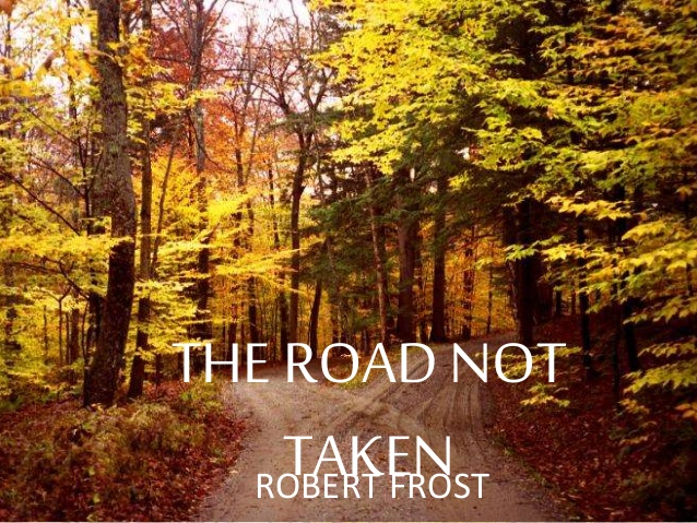 comprehension questions for poem the road not taken summary