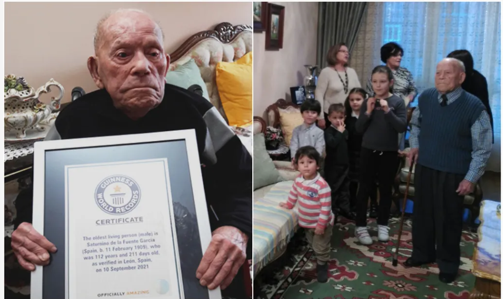 दुनिया के सबसे बुजुर्ग व्यक्ति--Saturnino de la Fuente ने स्पेन में 112 साल की उम्र में ली अपनी आखिरी सांस