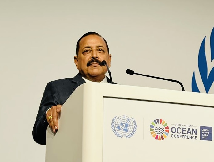 संयुक्त राष्ट्र महासागर सम्मेलन में जितेंद्र सिंह ने कहा, भारत 2030 तक 30% भूमि, महासागर की रक्षा के लिए प्रतिबद्ध