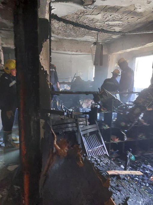 मिस्र के चर्च में आग लगने से 41 की मौत; पुलिस का मानना है कि शार्ट सर्किट होने से लगी आग