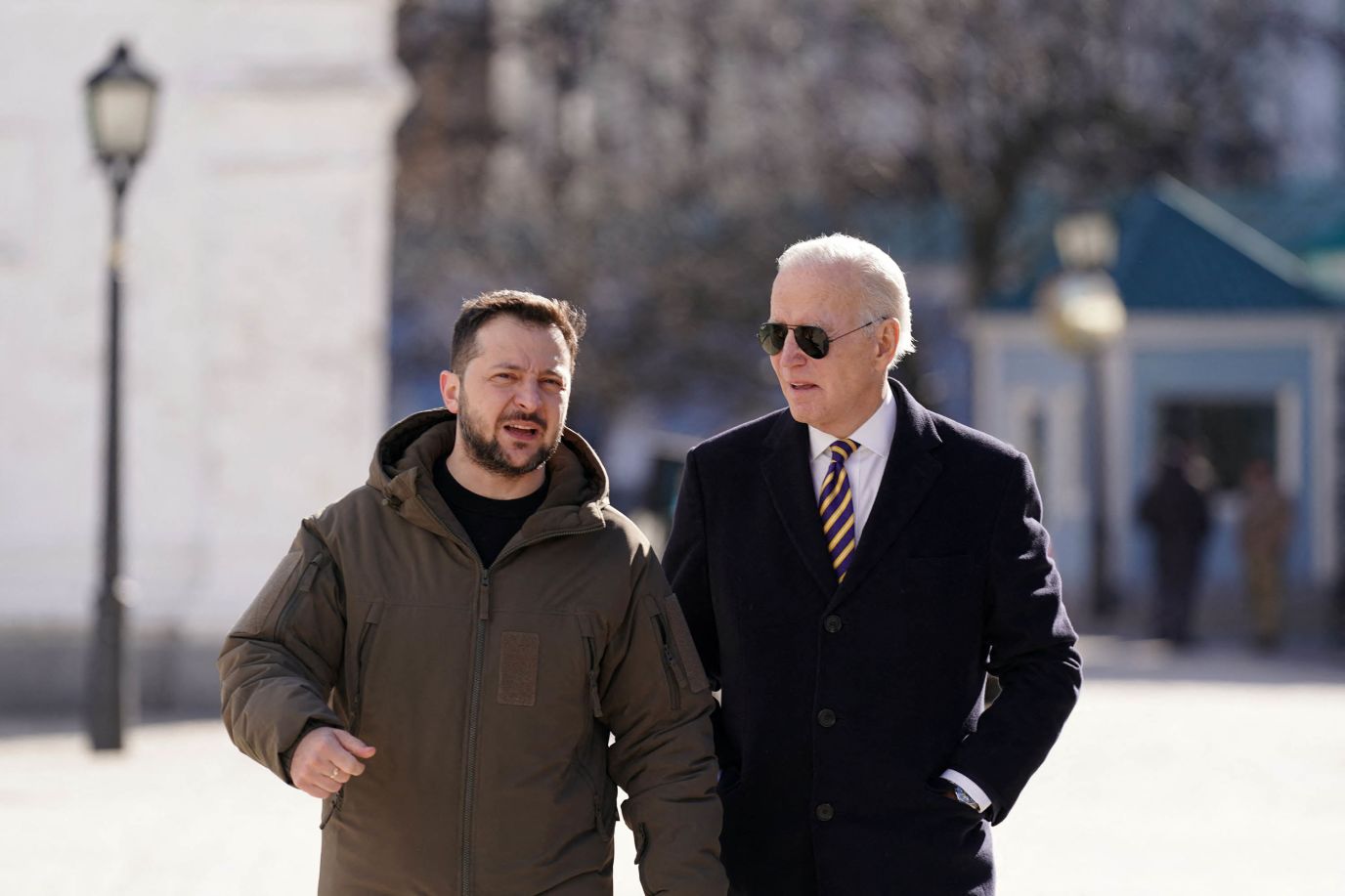 Biden visits Ukraine