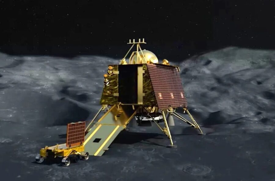 News of the Week for India: Chandrayaan 3 lander reached successfully on South pole of the Moon.