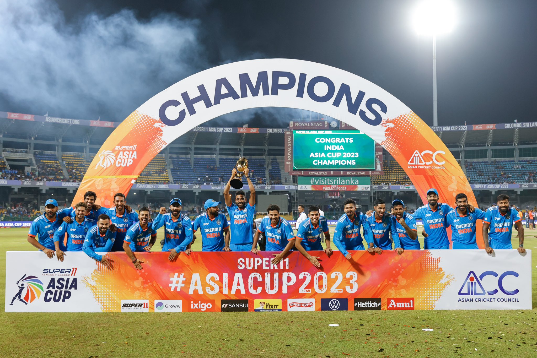 India- New Champion of Asia Cup 2023