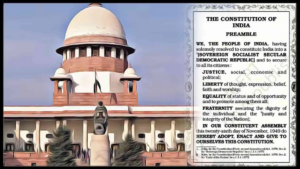 प्रस्तावना के ‘समाजवादी’ व ‘धर्मनिरपेक्ष’ शब्दों को चुनौती और सर्वोच्च अदालत का फैसला